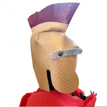 Römerhelm perfekt gearbeitet - Tribunenhelm mit Kamm